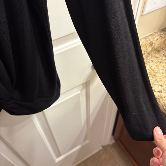 LOFT Black Women's Twist Detail Sweater 16 / 18 Plus - Picture 5 of 10